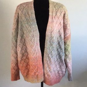 Penelope Rose Ombré Open front cardigan beautiful